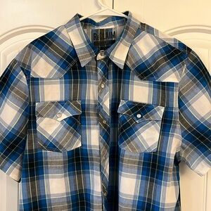 Reclaim Relaxed fit short-sleeve button down shirt. Like-new condition.